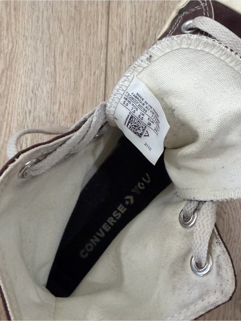 Converse Dark Brown Platform size 7.5 Women - Picture 4 of 4